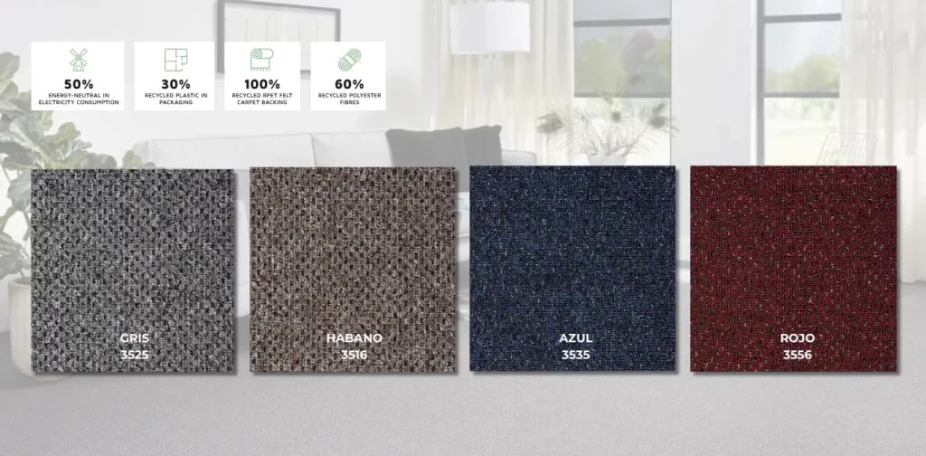 Alfombra en rollo en la ciudad de Bogotá